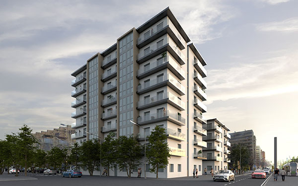 Dos edificios de viviendas en Sant Adrià del Besòs